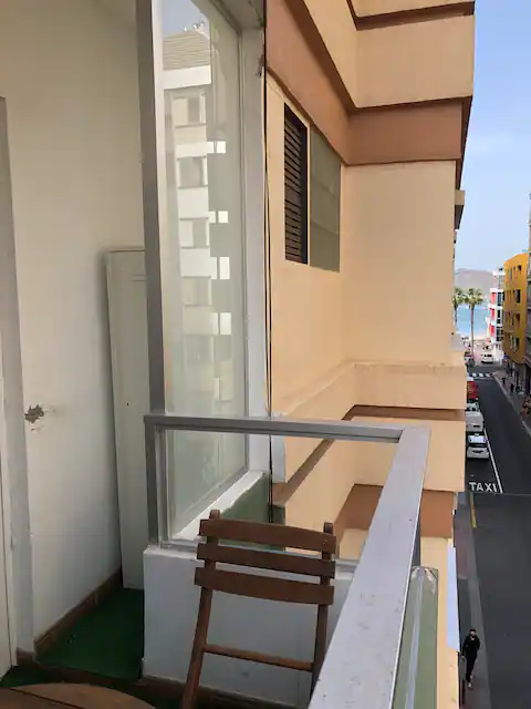 Terraza con vistas al mar Canteras de 1 habitación